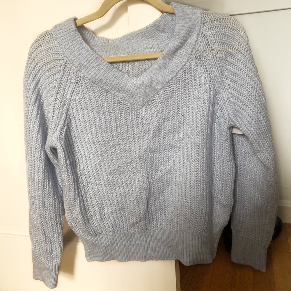 Women’s light blue sweater